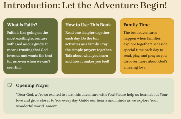 Great Adventures of Faith A Family Devotional for Kids                                      ⭐⭐⭐⭐⭐