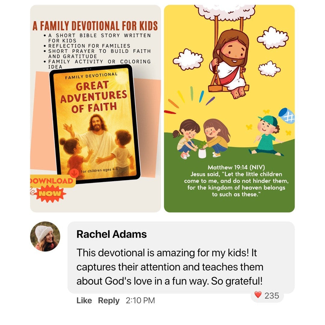Great Adventures of Faith A Family Devotional for Kids                                      ⭐⭐⭐⭐⭐