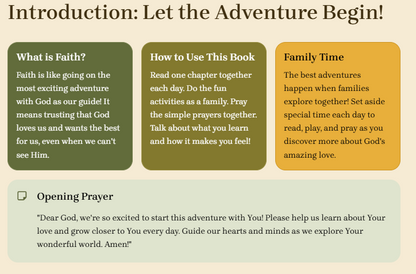 Great Adventures of Faith A Family Devotional for Kids                                      ⭐⭐⭐⭐⭐