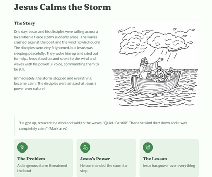 Great Adventures of Faith: Teachings of Jesus with coloring book ⭐⭐⭐⭐⭐